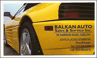 Balkan Auto Sales & Service Inc