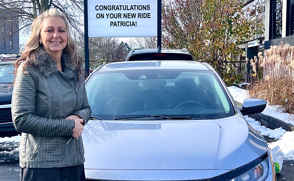 Congrats to Patricia on her new car loan at Approval Genie Kingston!