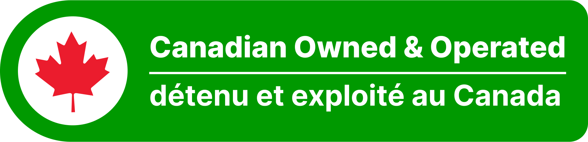 Canadian owned and operated