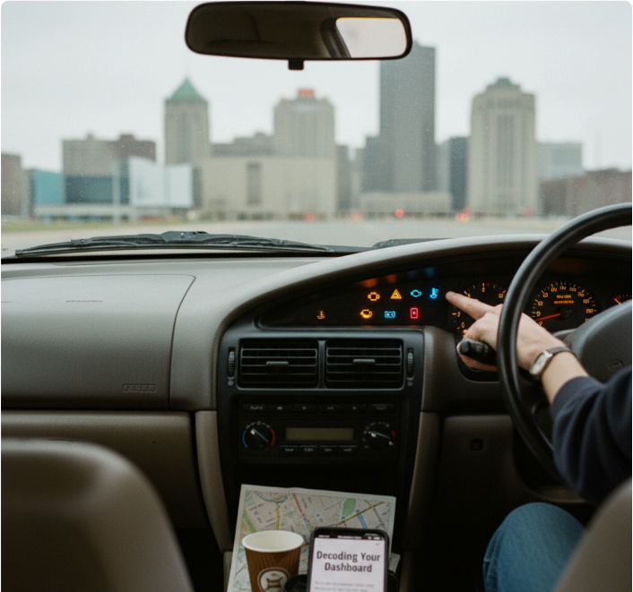 Thumbnail for post: Decoding Your Dashboard: A Winnipeg Driver's Guide to Common Warning Lights and What They Mean