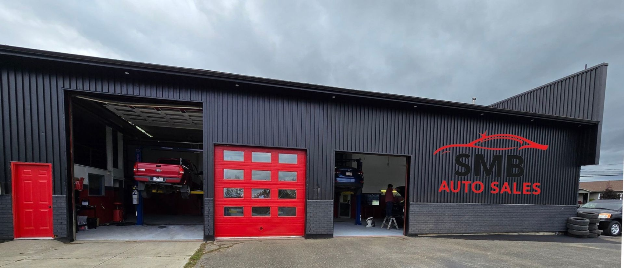 SMB Auto Sales service garage in Grand Falls, New Brunswick