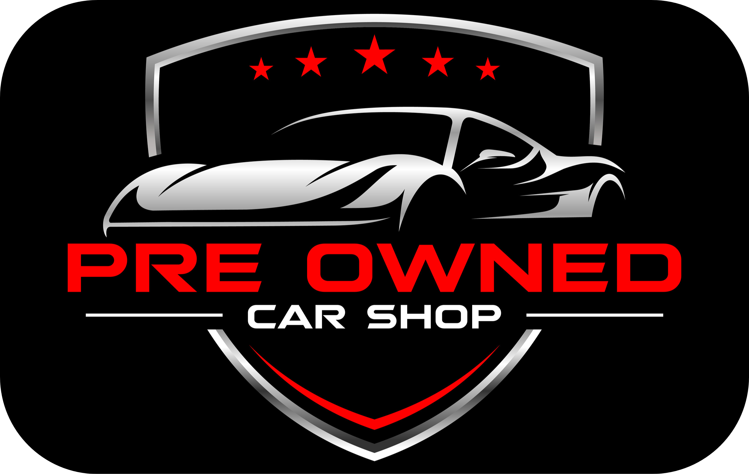 Pre Owned Car Shop logo