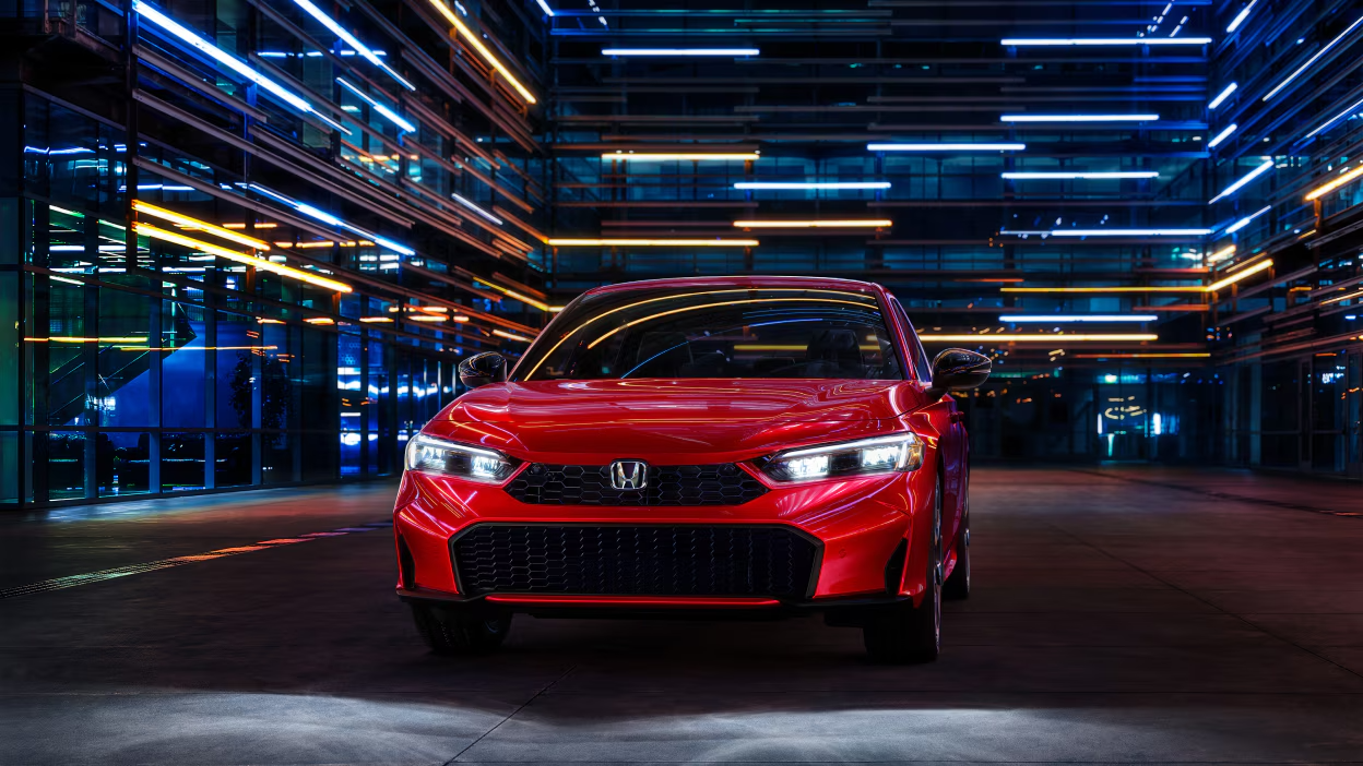 2025 Red Honda Civic Hybrid