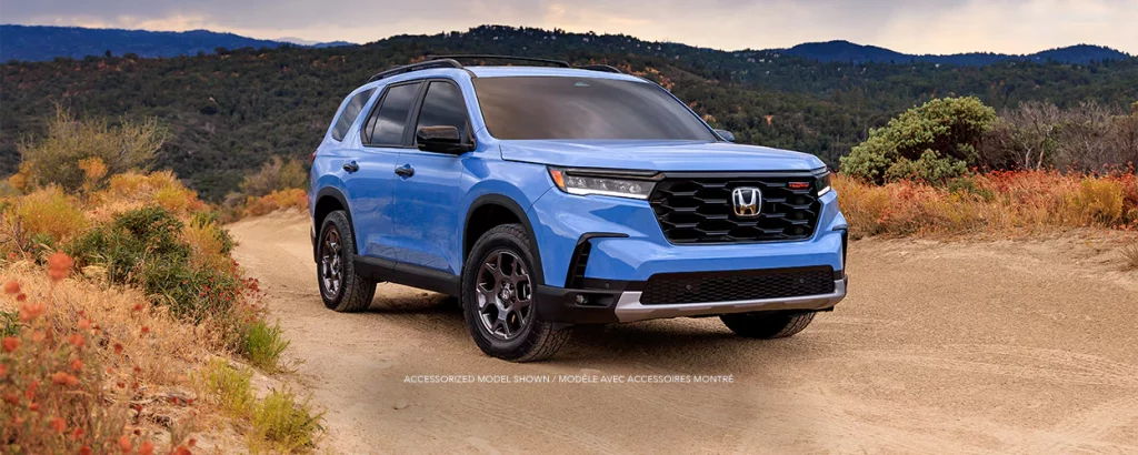 2025 Blue Honda Pilot