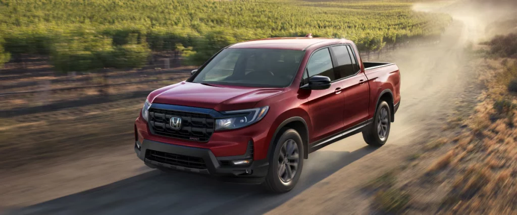2025 Red Honda Ridgeline