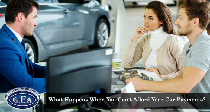 what happens when you can't pay your car loan anymore