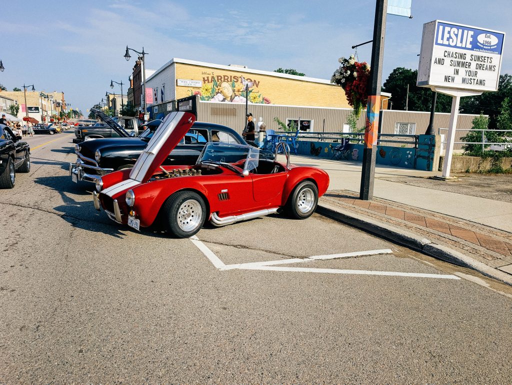 A Shelby Cobra from the 2025 Leslie Motors Car Show