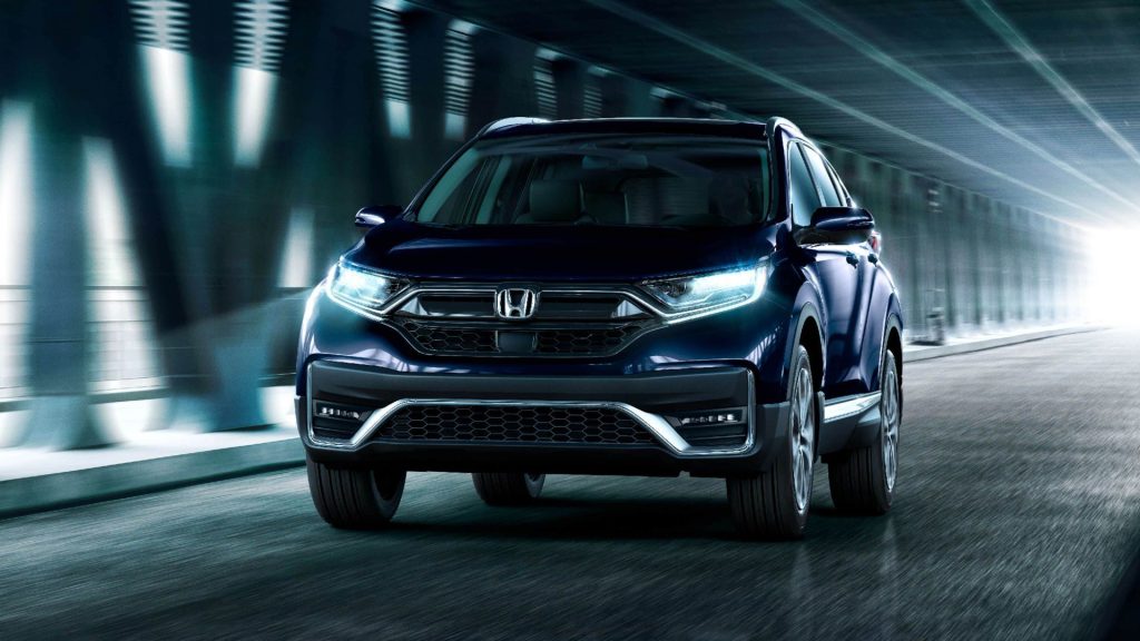 Blue 2022 honda cr-v