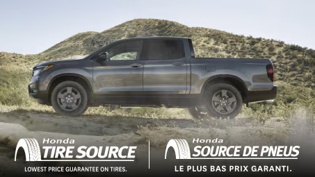 Honda Ridgeline in the mountains