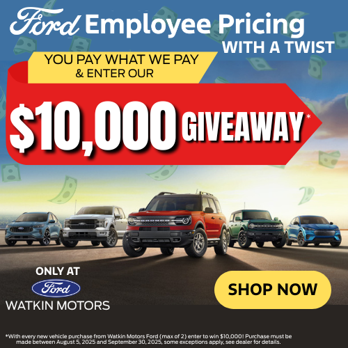 Employee Pricing and $10,000 Giveaway!