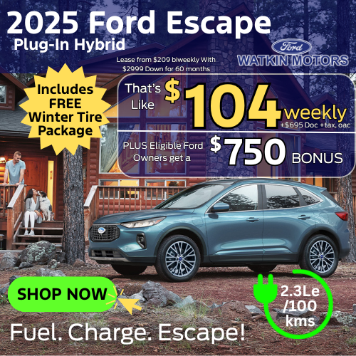2025 escape phev offer