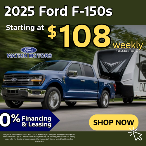 2025 f150s starting at $108 weekly