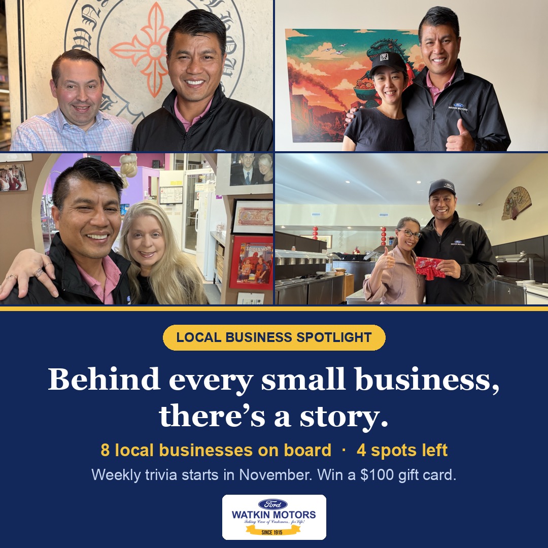 Watkin Motors Ford Local Business Spotlight: eight Vernon small businesses on board