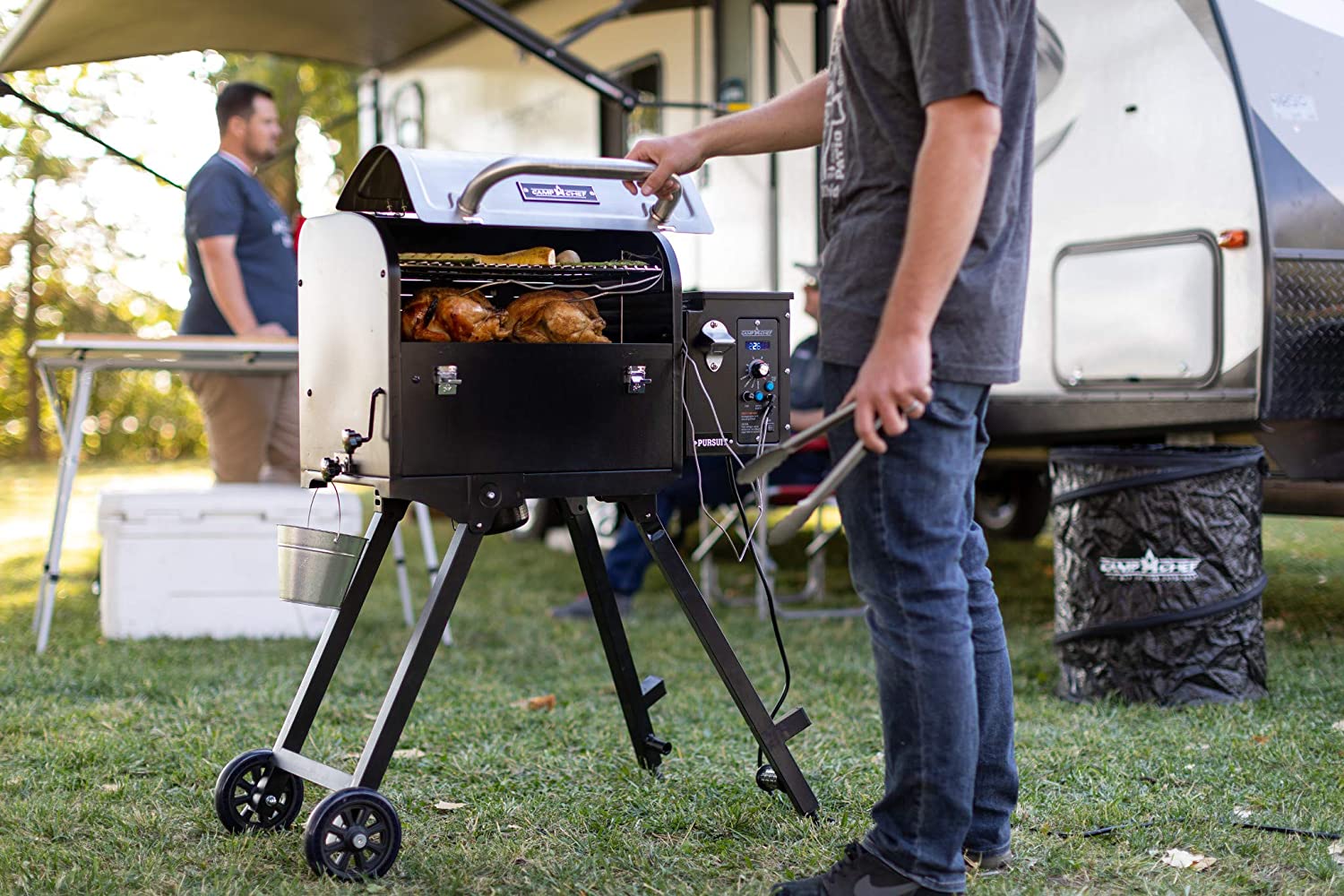 Camp Chef Pursuit Stainless Portable Pellet Grill Ppg20 : Target