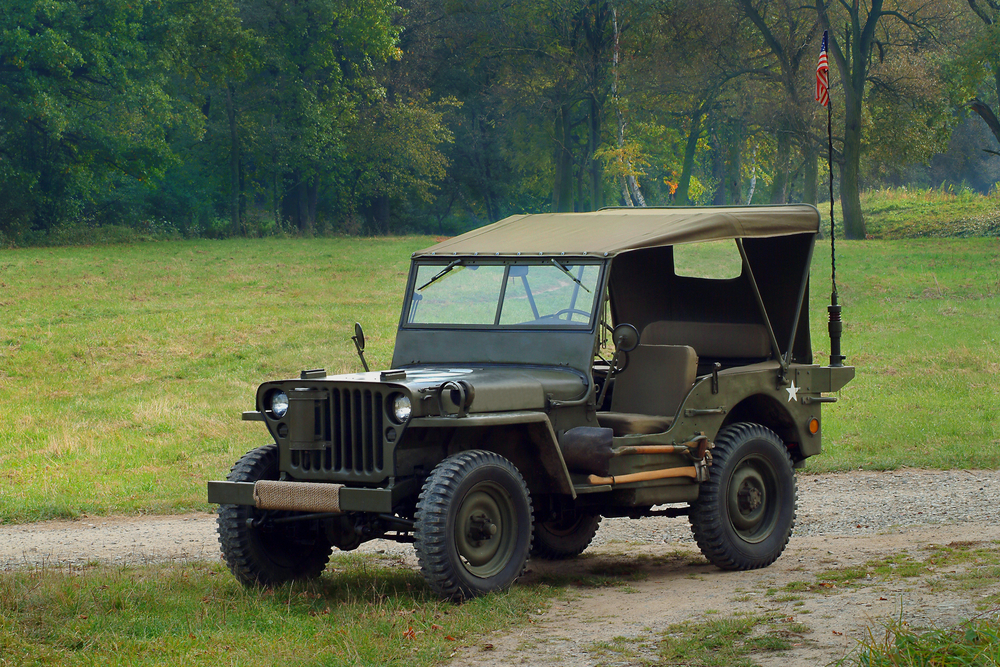 Old army jeep