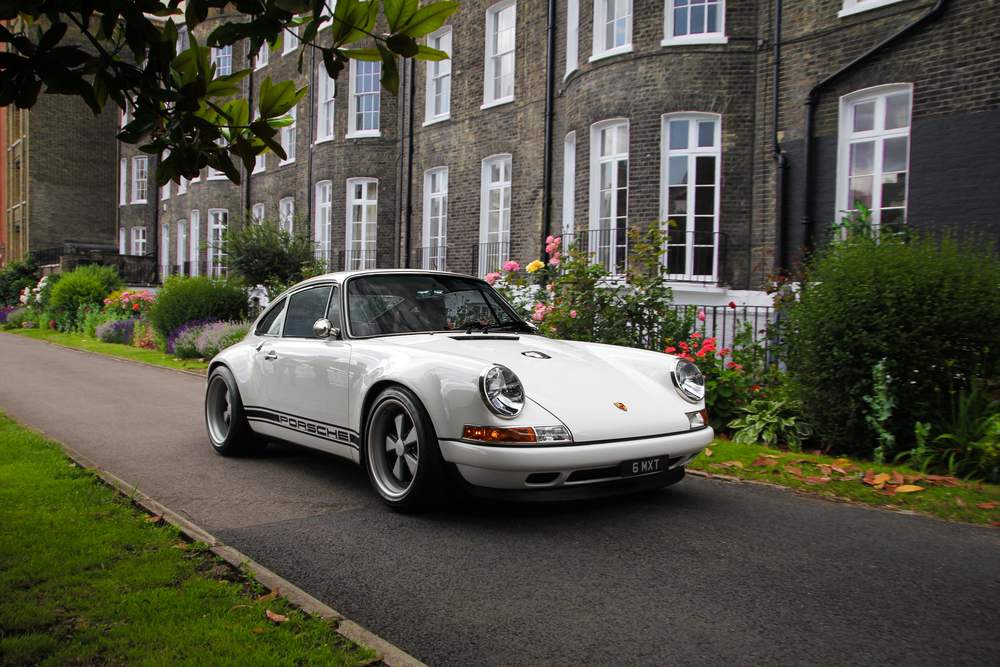 White Singer Porsche 911