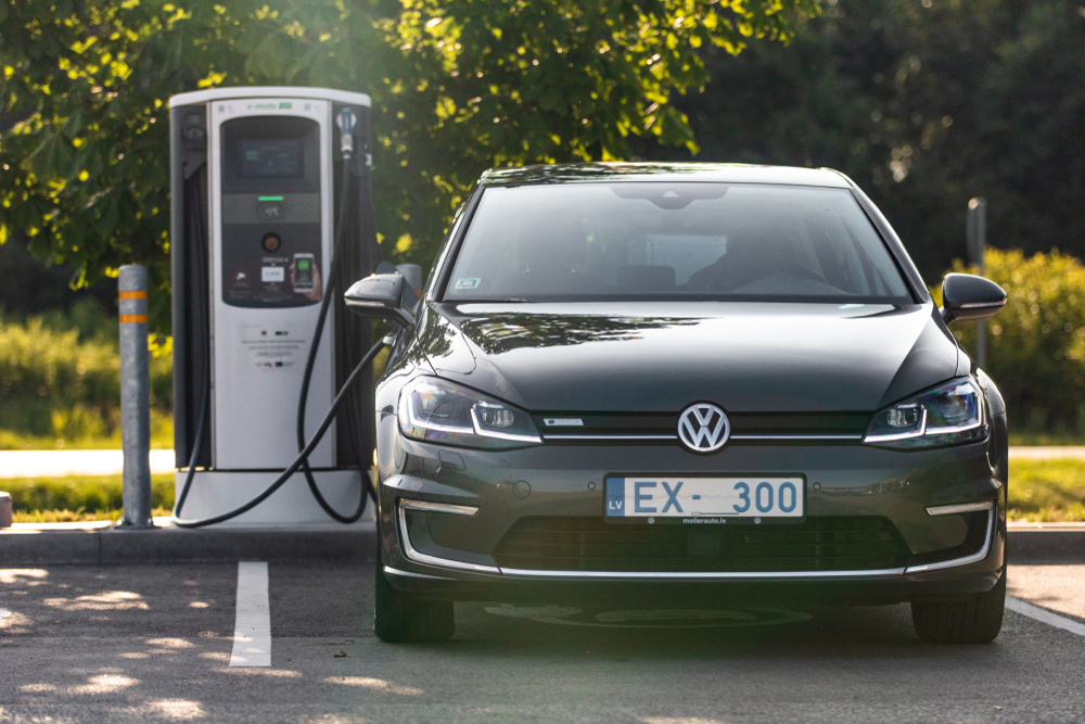 Electric Car Charging while parked