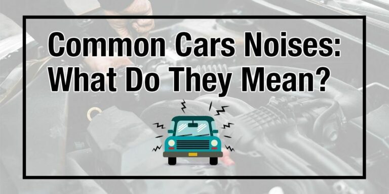 common car noises you should not ignore