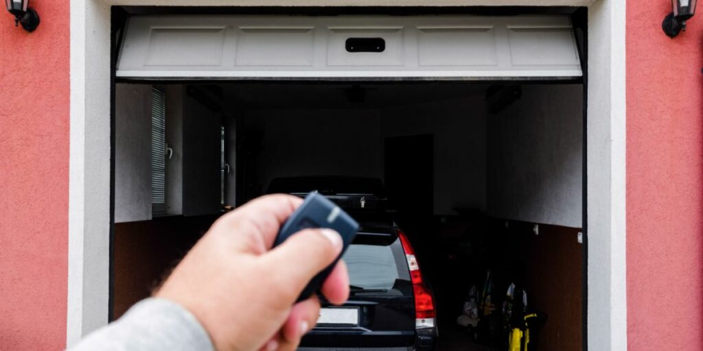 storing car away in home garage
